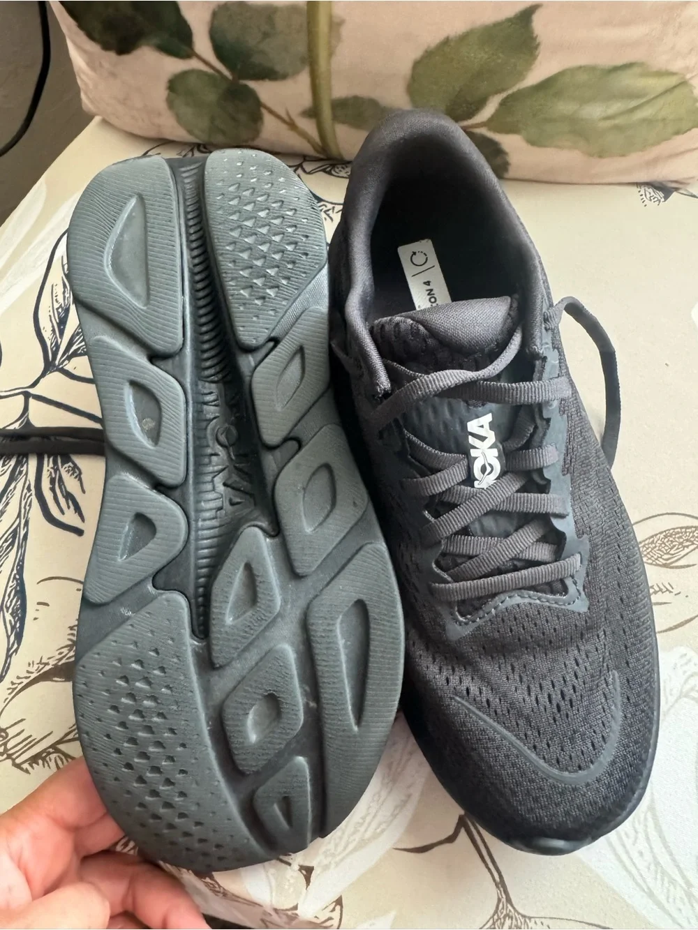 Hoka One One Black Athletic Running Shoes